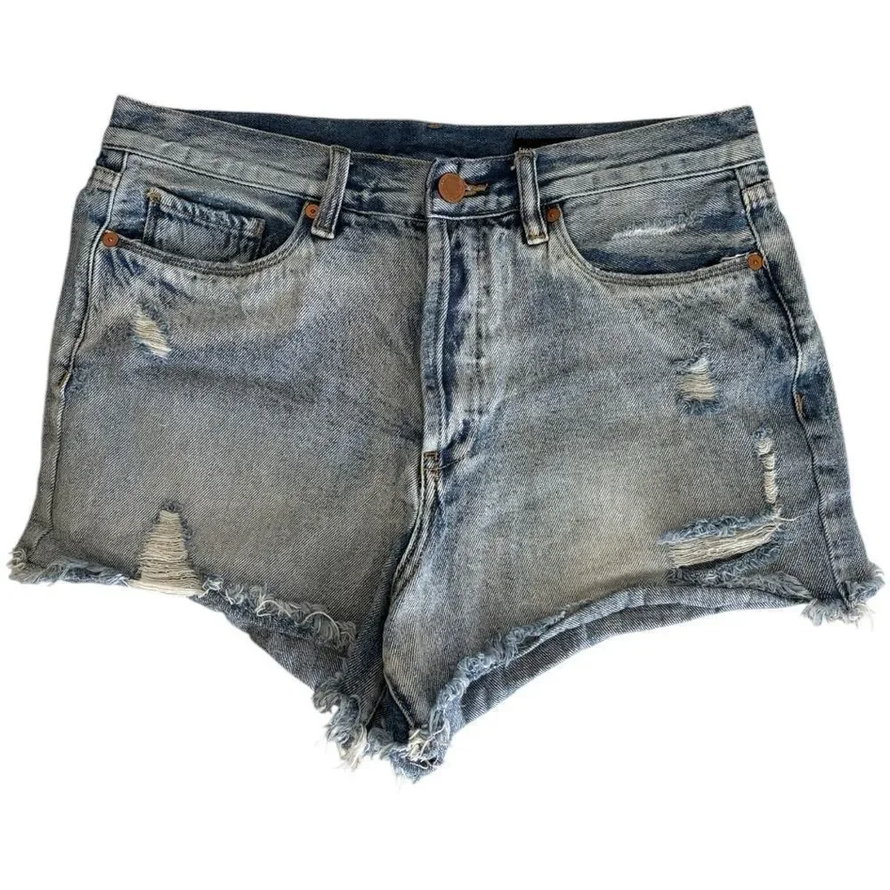 Blank NYC Distressed Denim Shorts